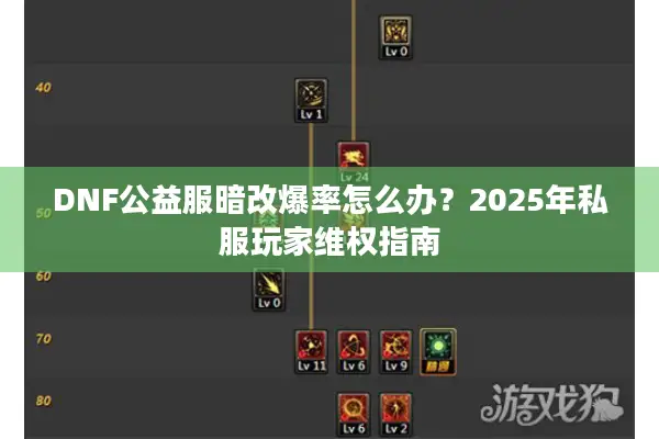 DNF公益服暗改爆率怎么办？2025年私服玩家维权指南