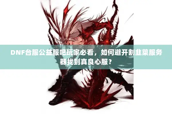 DNF台服公益服吧玩家必看，如何避开割韭菜服务器找到真良心服？