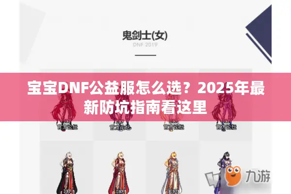 宝宝DNF公益服怎么选？2025年最新防坑指南看这里