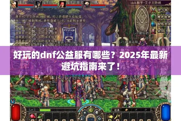 好玩的dnf公益服有哪些？2025年最新避坑指南来了！