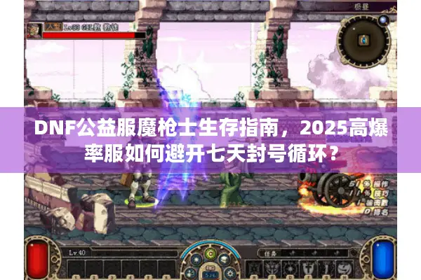 DNF公益服魔枪士生存指南，2025高爆率服如何避开七天封号循环？
