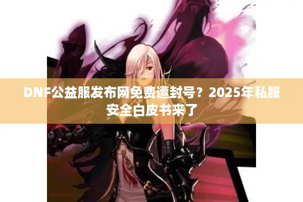 DNF公益服发布网免费遭封号？2025年私服安全白皮书来了