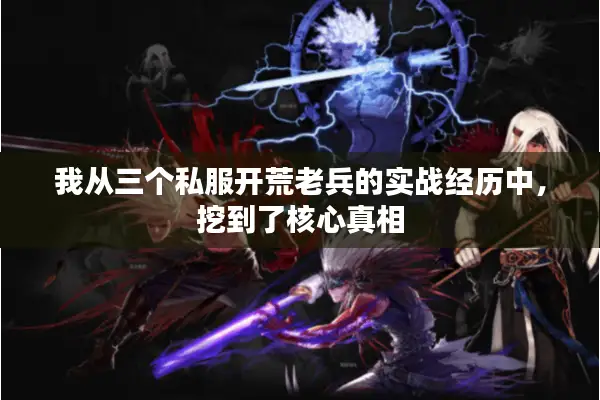 我从三个私服开荒老兵的实战经历中，挖到了核心真相