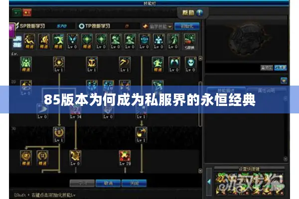 85版本为何成为私服界的永恒经典