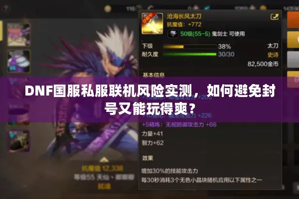 DNF国服私服联机风险实测，如何避免封号又能玩得爽？