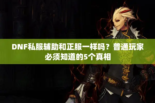 DNF私服辅助和正服一样吗？普通玩家必须知道的5个真相