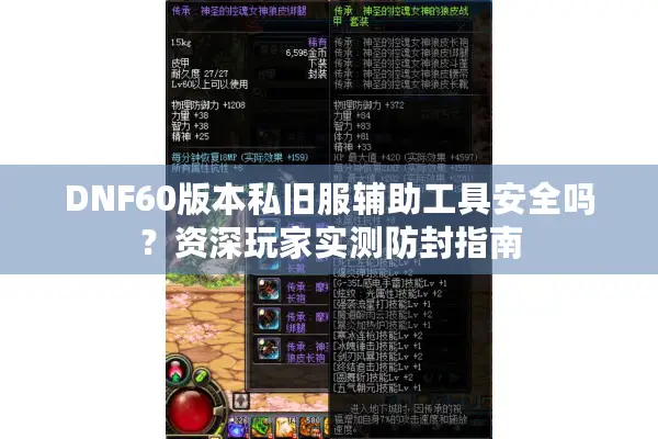 DNF60版本私旧服辅助工具安全吗？资深玩家实测防封指南