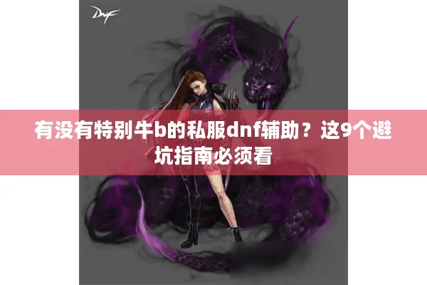 有没有特别牛b的私服dnf辅助？这9个避坑指南必须看