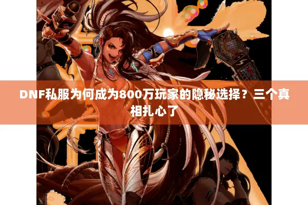 DNF私服为何成为800万玩家的隐秘选择？三个真相扎心了