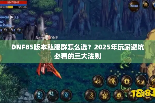 DNF85版本私服群怎么选？2025年玩家避坑必看的三大法则