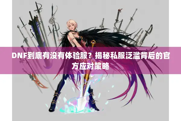 DNF到底有没有体验服？揭秘私服泛滥背后的官方应对策略
