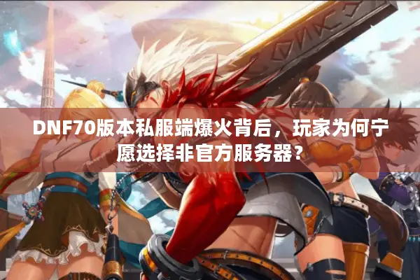 DNF70版本私服端爆火背后，玩家为何宁愿选择非官方服务器？