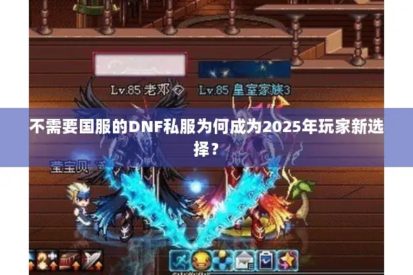 不需要国服的DNF私服为何成为2025年玩家新选择？