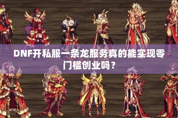 DNF开私服一条龙服务真的能实现零门槛创业吗？