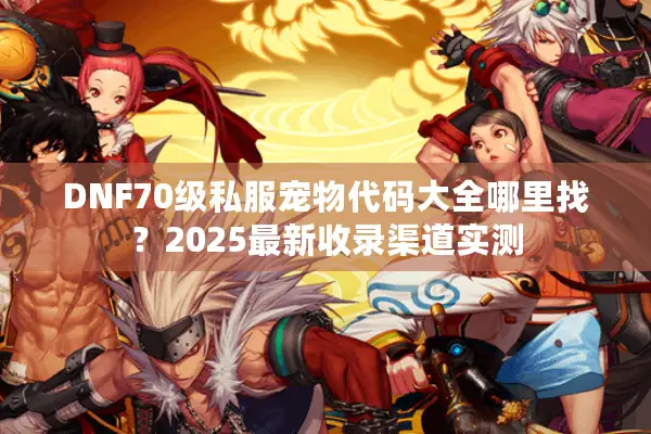 DNF70级私服宠物代码大全哪里找？2025最新收录渠道实测