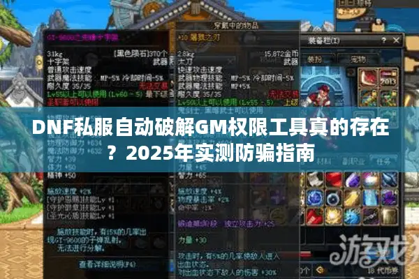 DNF私服自动破解GM权限工具真的存在？2025年实测防骗指南