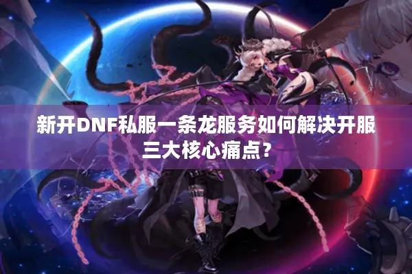 新开DNF私服一条龙服务如何解决开服三大核心痛点？