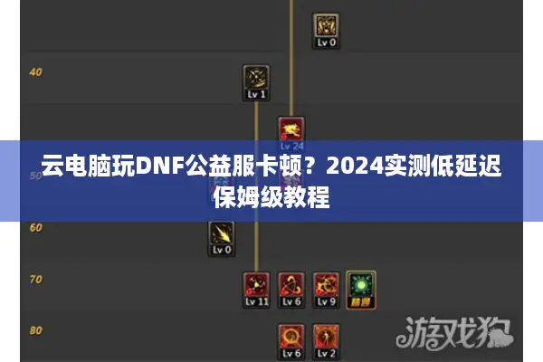 云电脑玩DNF公益服卡顿？2024实测低延迟保姆级教程