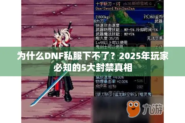 为什么DNF私服下不了？2025年玩家必知的5大封禁真相
