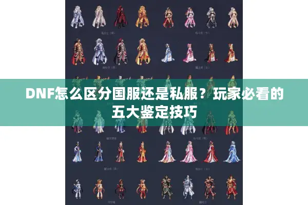 DNF怎么区分国服还是私服？玩家必看的五大鉴定技巧