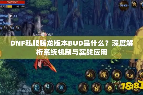 DNF私服腾龙版本BUD是什么？深度解析系统机制与实战应用