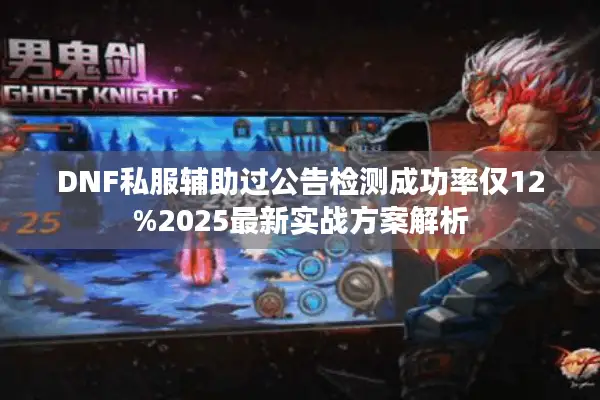 DNF私服辅助过公告检测成功率仅12%2025最新实战方案解析
