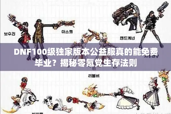 DNF100级独家版本公益服真的能免费毕业？揭秘零氪党生存法则