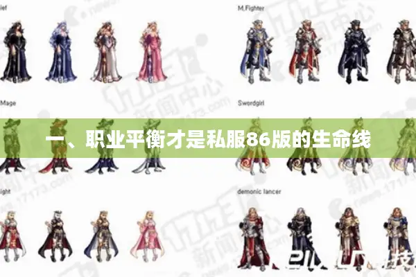 一、职业平衡才是私服86版的生命线