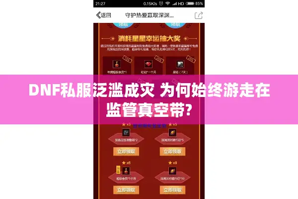 DNF私服泛滥成灾 为何始终游走在监管真空带?