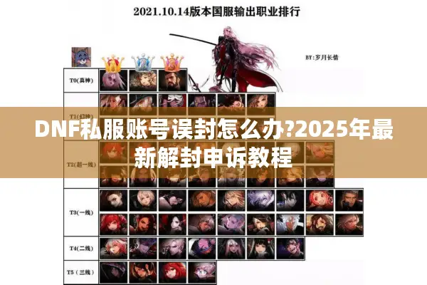 DNF私服账号误封怎么办?2025年最新解封申诉教程