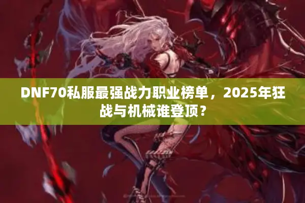 DNF70私服最强战力职业榜单，2025年狂战与机械谁登顶？