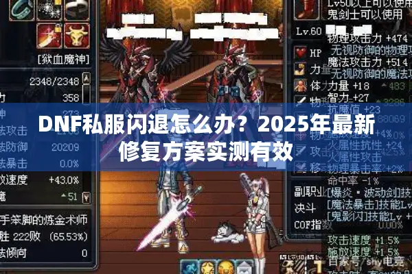 DNF私服闪退怎么办？2025年最新修复方案实测有效